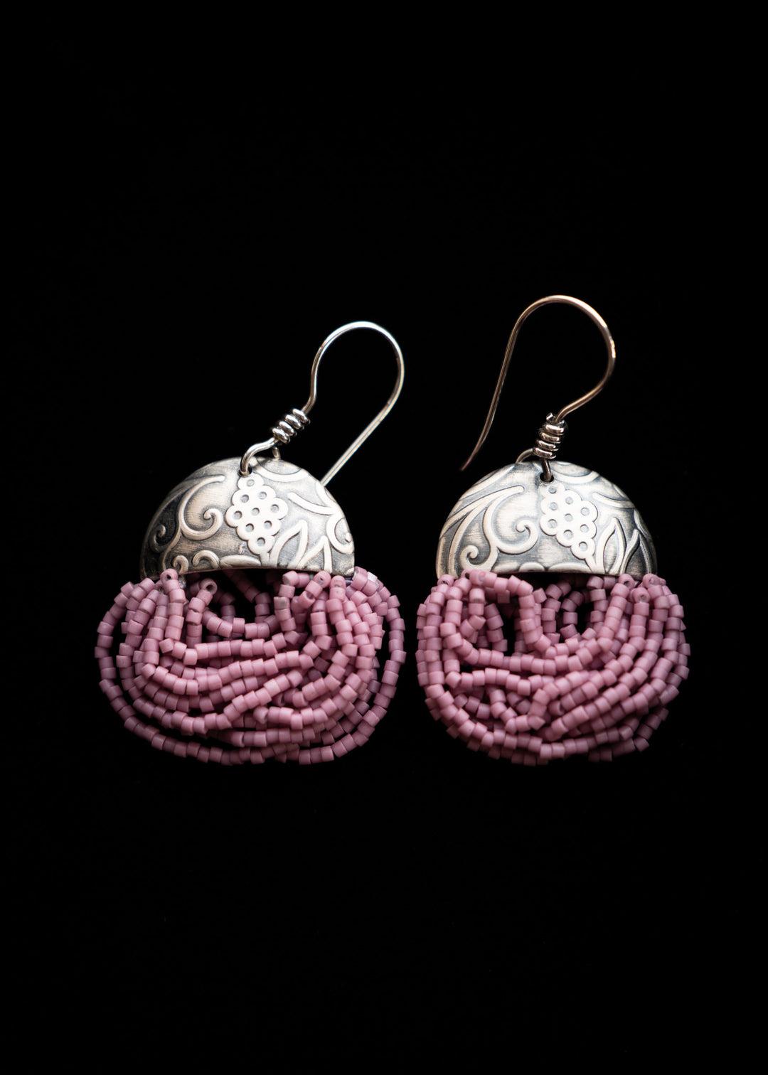 Boreal Berry Basket - Berry Beaded Earrings