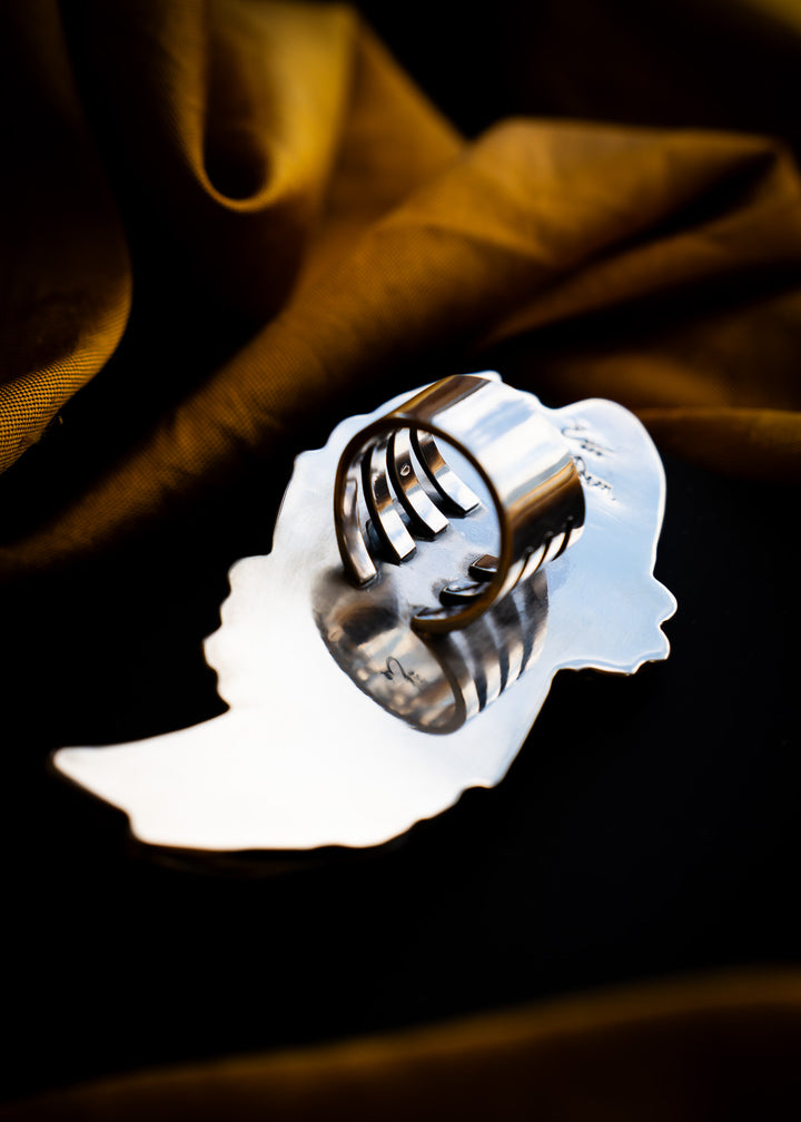 Pipe Opal Sterling Silver Heirloom Ring