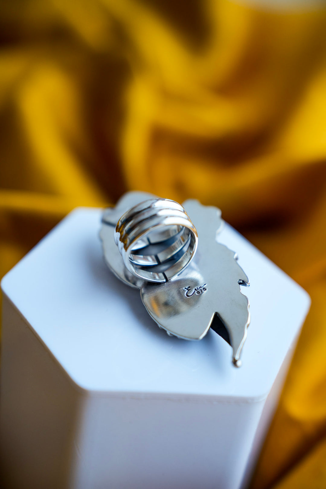 Desert Bloom Variscite Ring - The Awakening