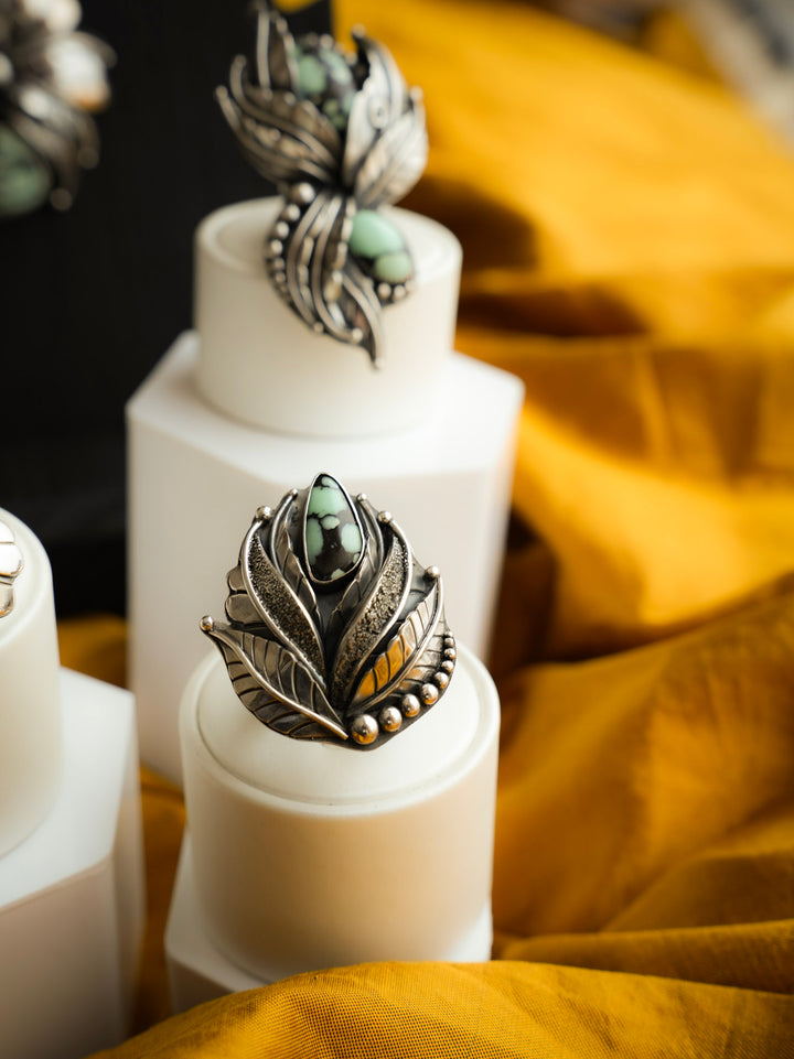 Desert Bloom Variscite Ring - The Quiet Roots