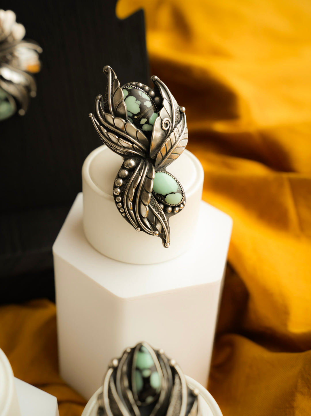Desert Bloom Variscite Ring - The Fates