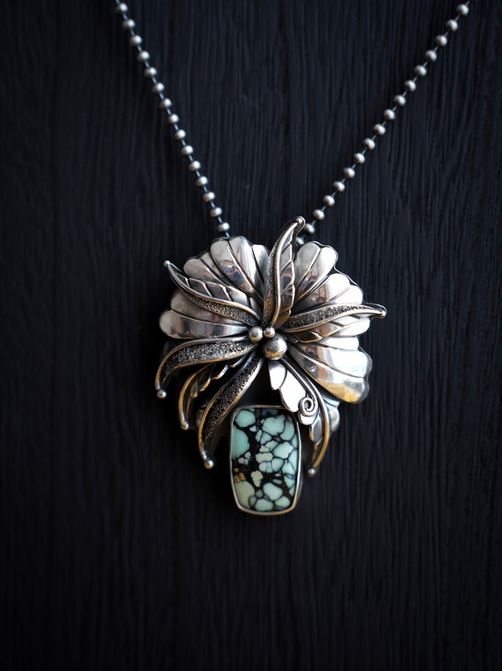 Desert Bloom Variscite Pendant - The Monarch