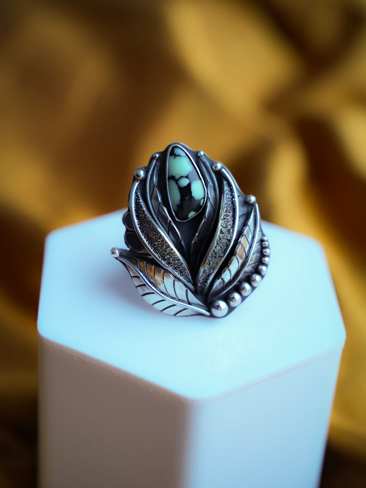 Desert Bloom Variscite Ring - The Quiet Roots