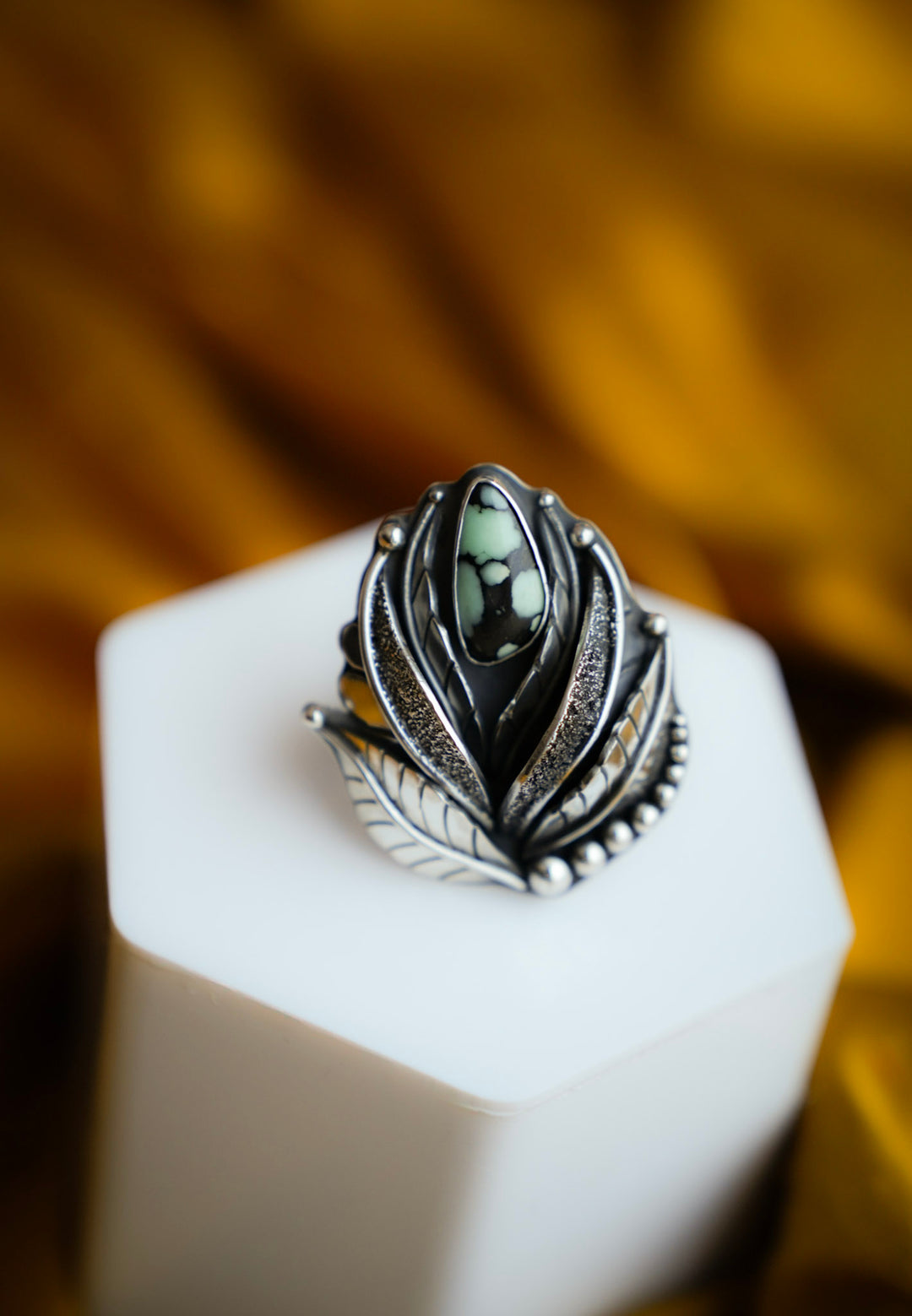 Desert Bloom Variscite Ring - The Quiet Roots