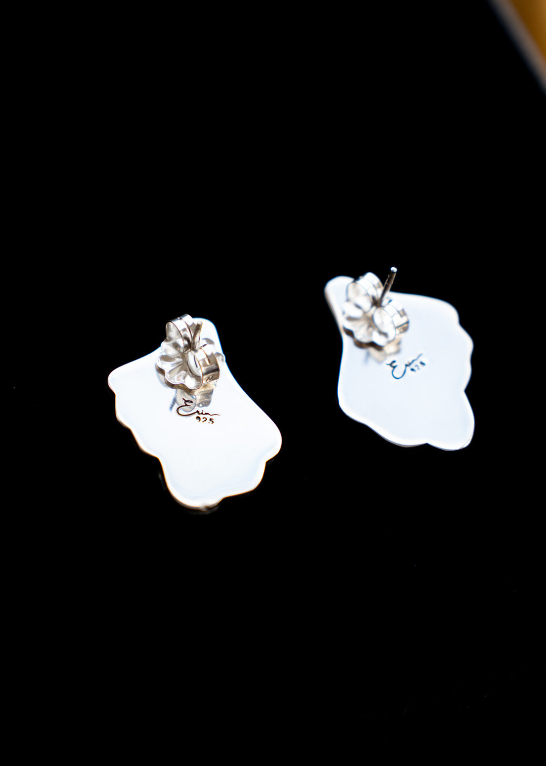 Evangeline Silver Post Earrings