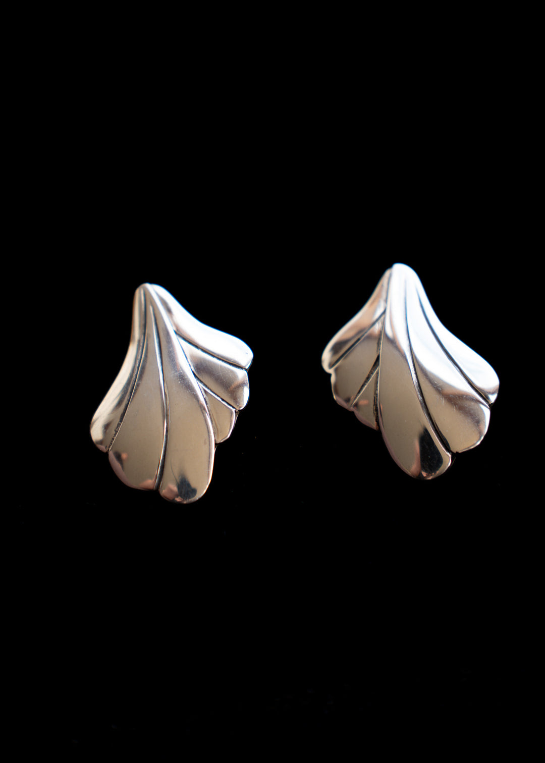 Evangeline Silver Post Earrings