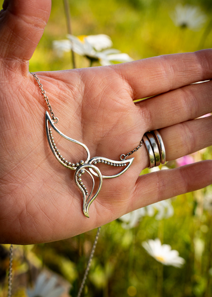 Everbloom | Sterling Silver Bloom Pendant | Mewali Meadows