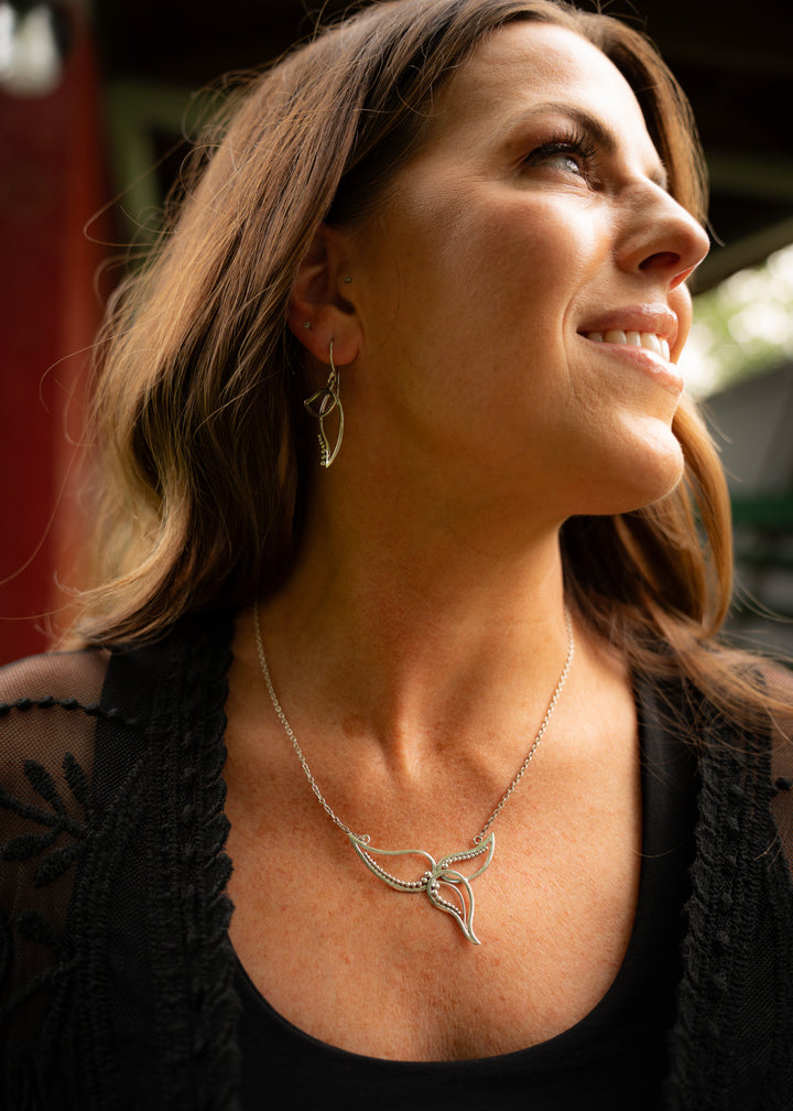 Everbloom | Sterling Silver Bloom Pendant | Mewali Meadows