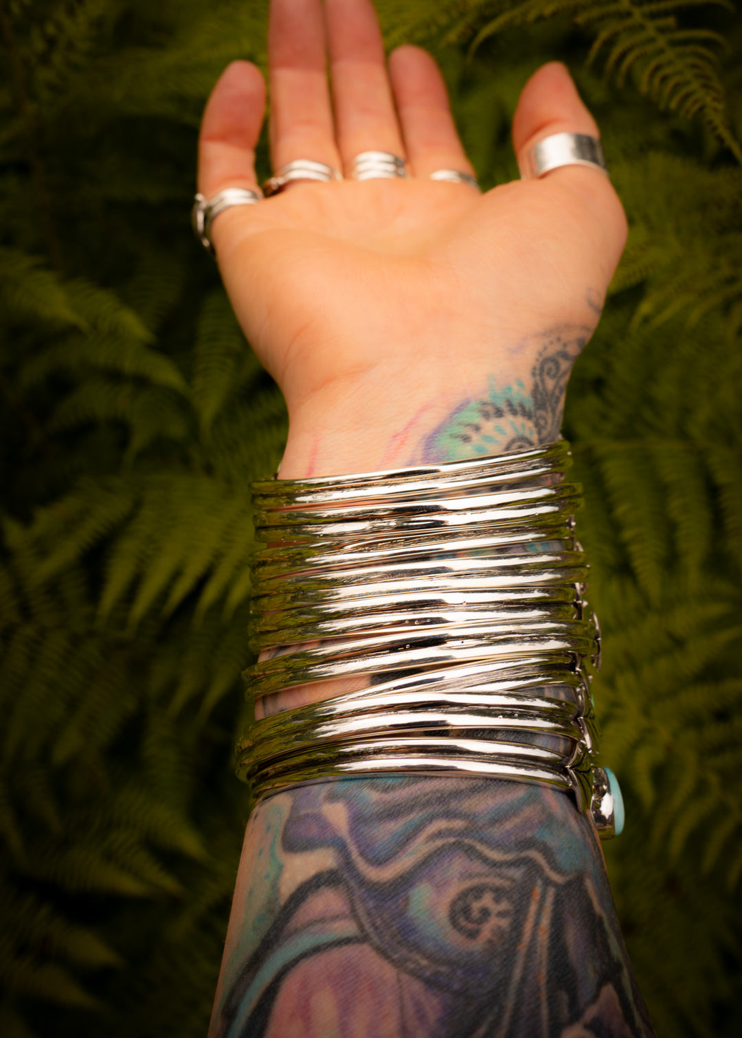 Fairy Leaf Latch Cuff - Large