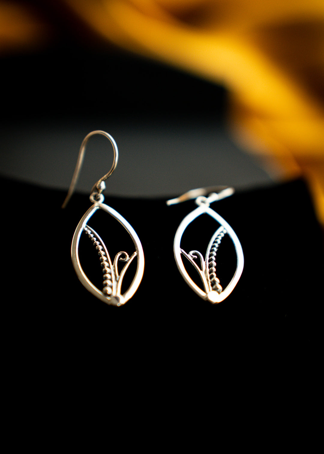 Fernlight | Sterling Silver Fern Curl Earrings | Mewali Meadows