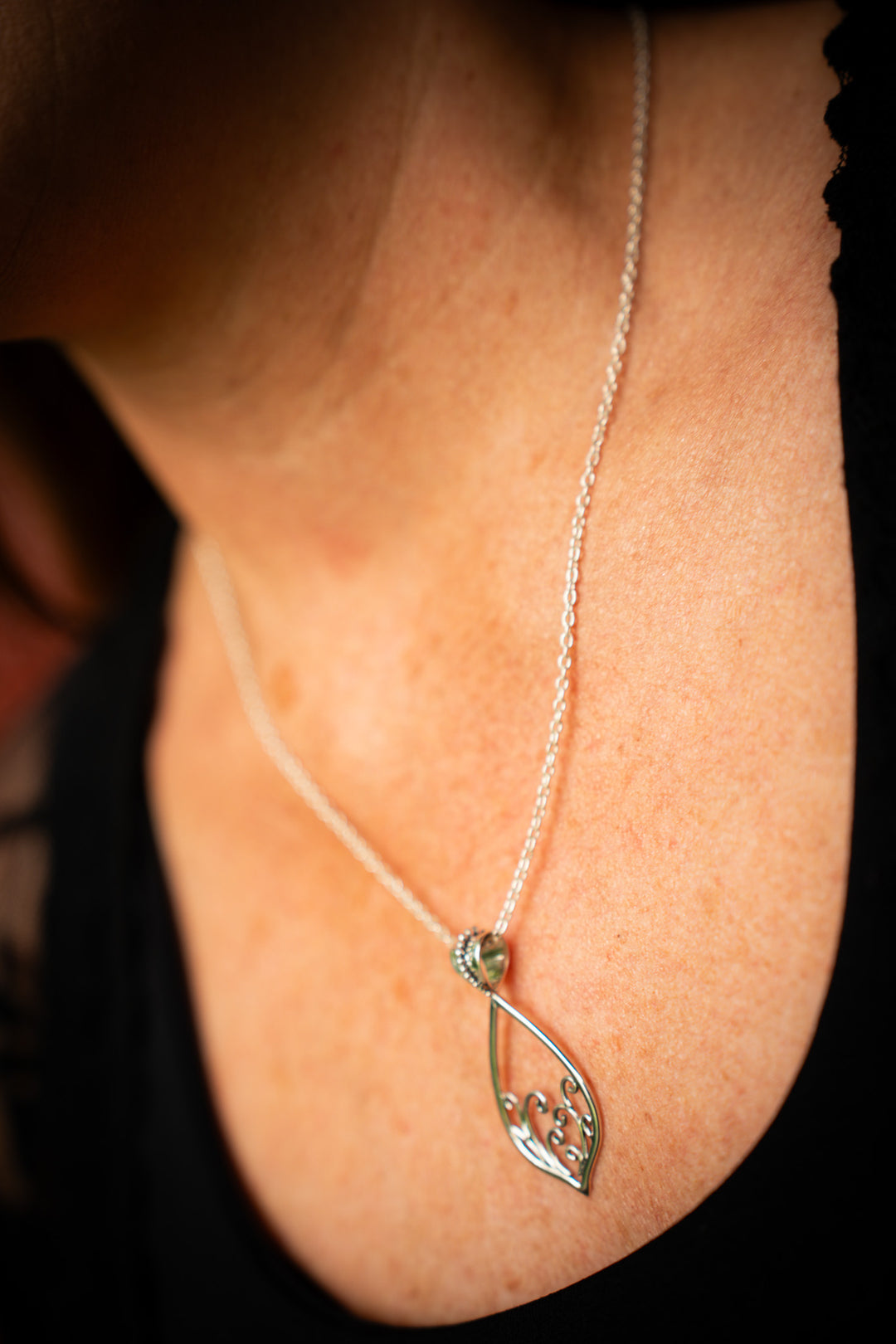 Fiddlehead | Sterling Silver Fern Pendant | Mewali Meadows