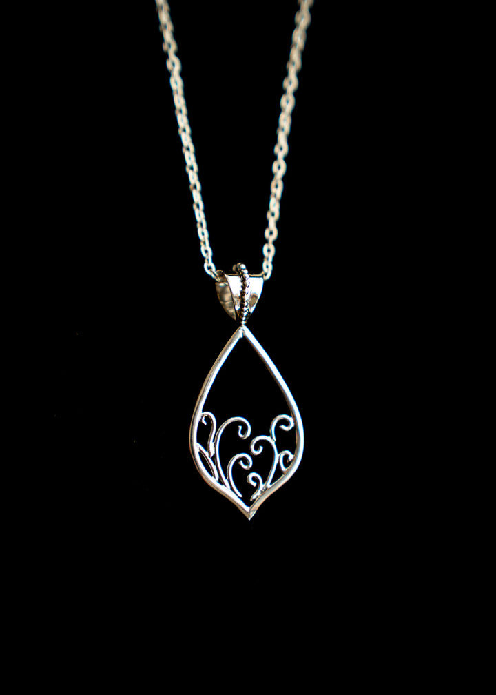 Fiddlehead | Sterling Silver Fern Pendant | Mewali Meadows