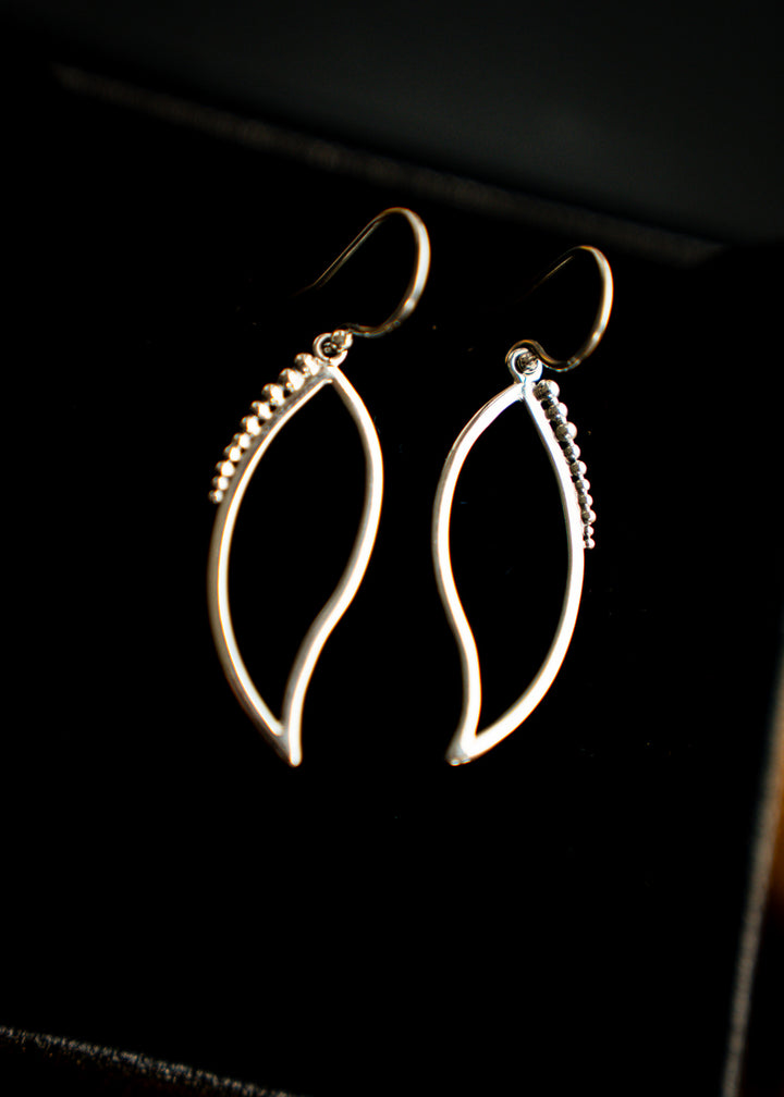 Foxglove | Sterling Silver Flower Bud Earrings | Mewali Meadows