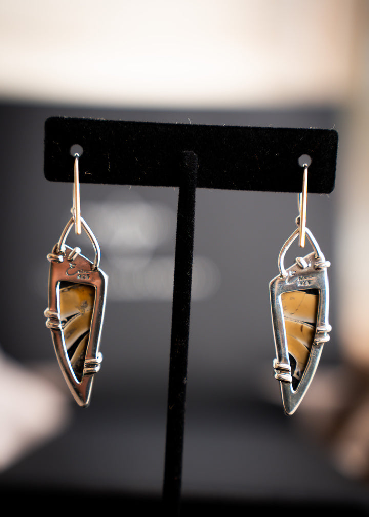 Fryite Jasper Kite Earrings