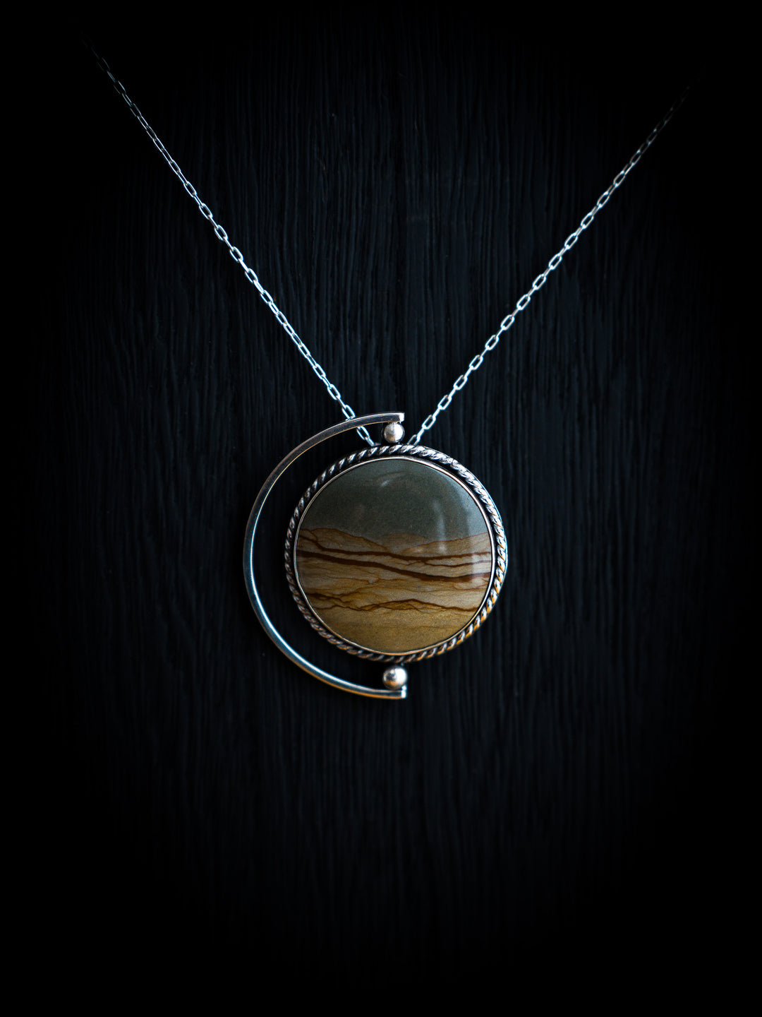 Cripple Creek Picture Jasper Pendant - Earthkeeper