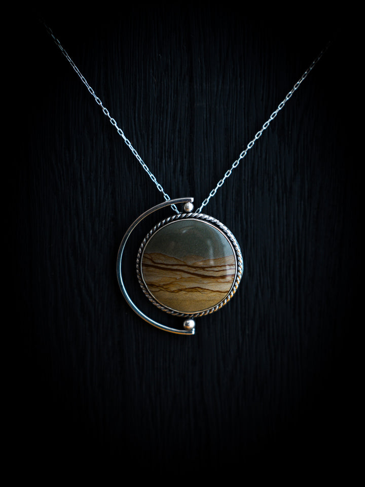 Cripple Creek Picture Jasper Pendant - Earthkeeper