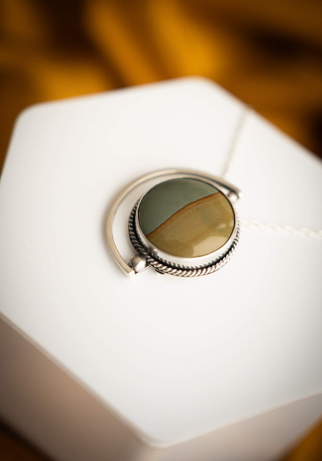 Owyhee Picture Jasper Pendant - Steady One