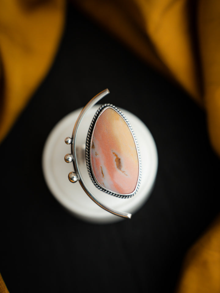 Oregon Sunset Jasper Ring - Quietly Fierce