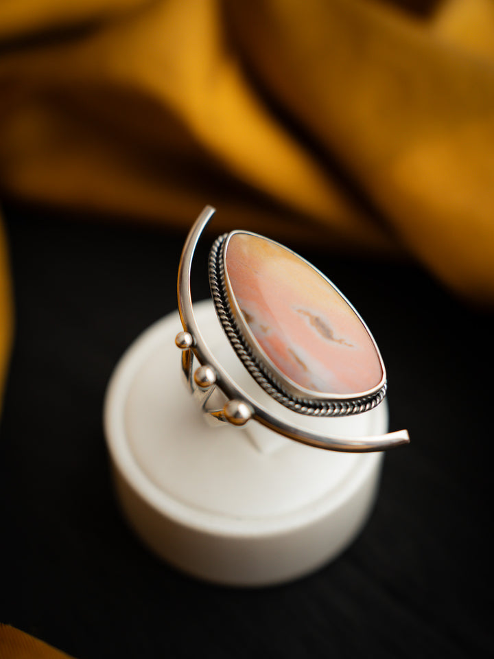 Oregon Sunset Jasper Ring - Quietly Fierce