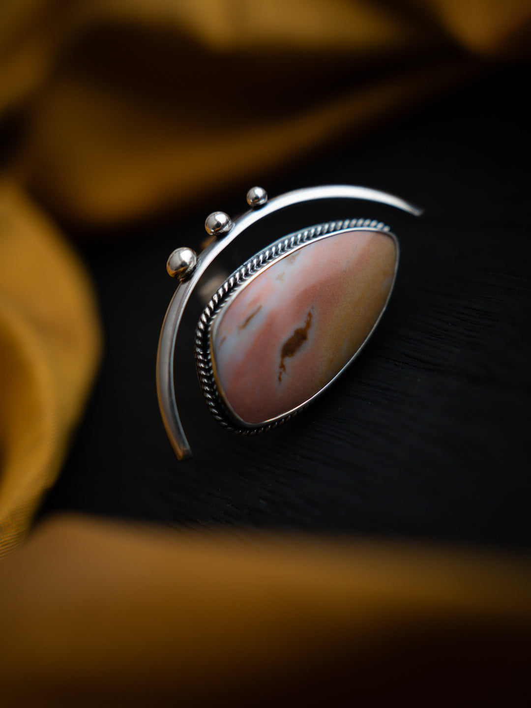 Oregon Sunset Jasper Ring - Quietly Fierce
