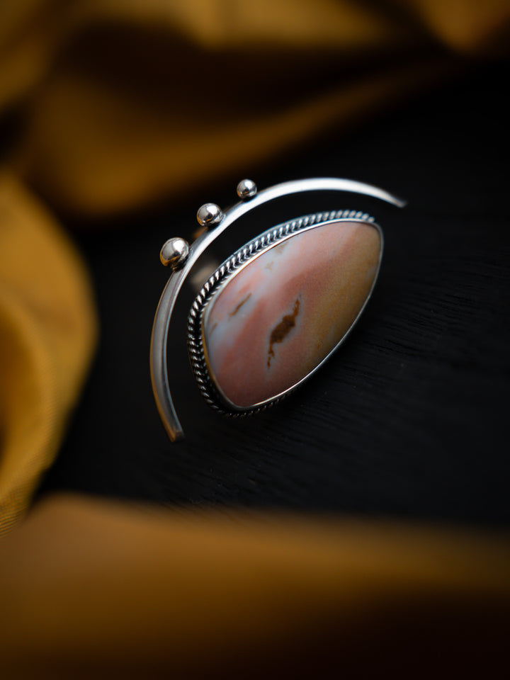 Oregon Sunset Jasper Ring - Quietly Fierce