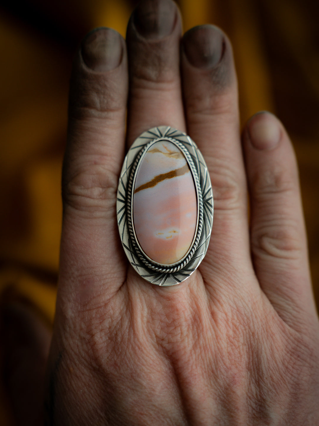 Oregon Sunset Jasper Ring - Gentle Force