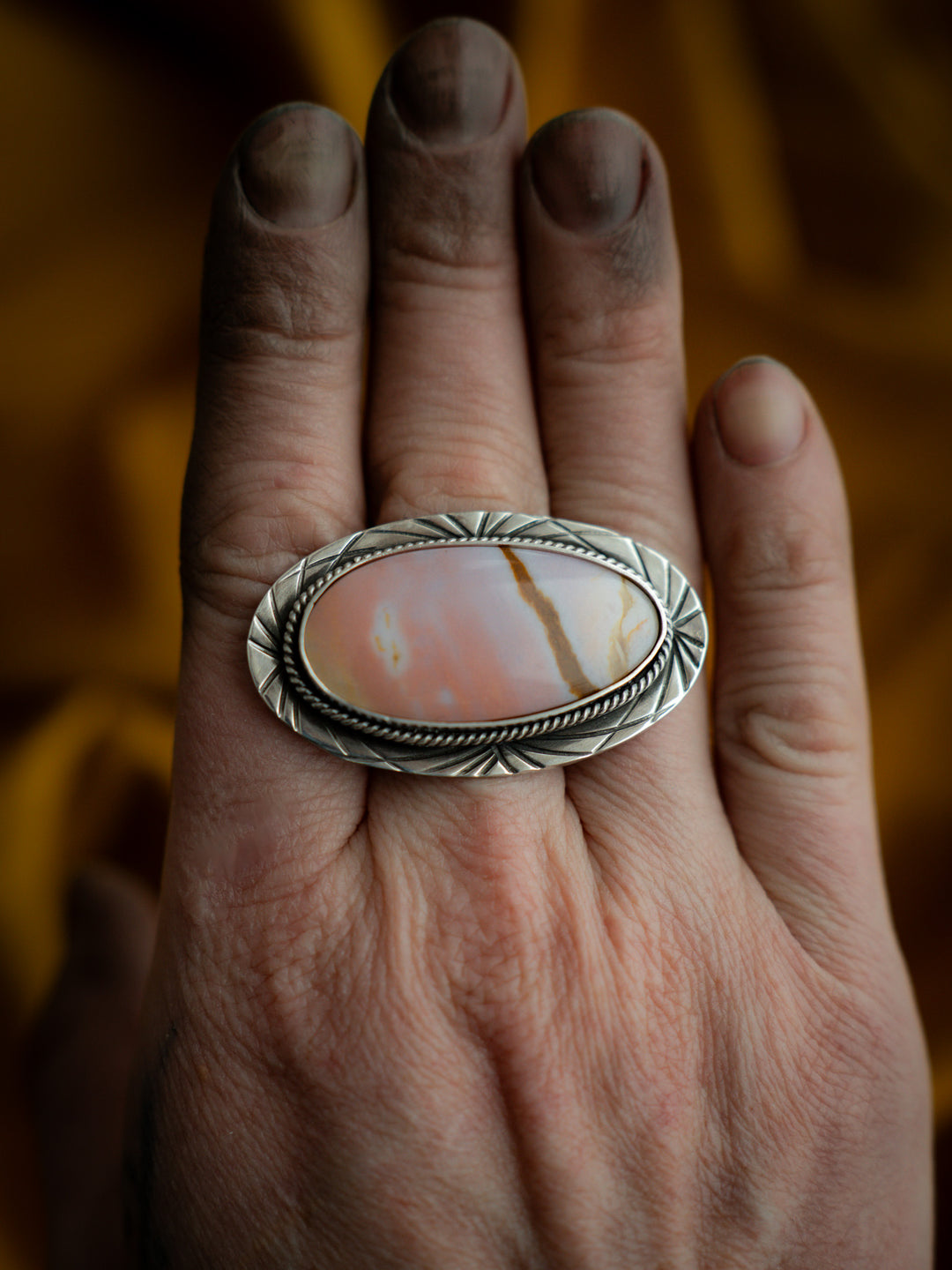 Oregon Sunset Jasper Ring - Gentle Force
