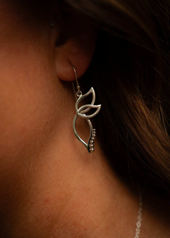Gossamer | Sterling Silver Fairy Wing Earrings | Mewali Meadows