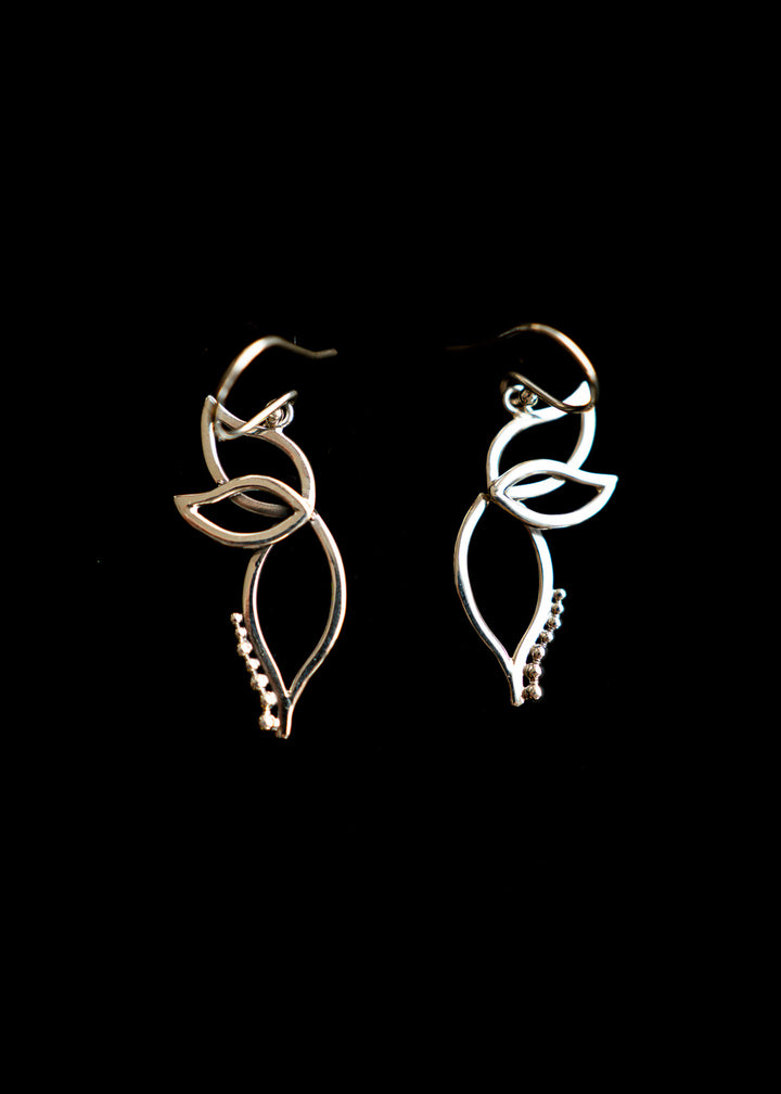 Gossamer | Sterling Silver Fairy Wing Earrings | Mewali Meadows