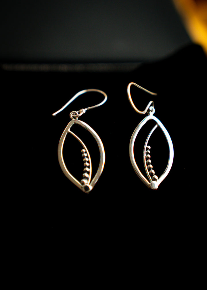 Juniper | Sterling Silver Marquise Earrings | Mewali Meadows