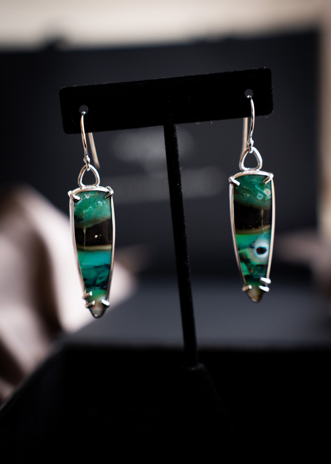 Opalwood Drop Earrings