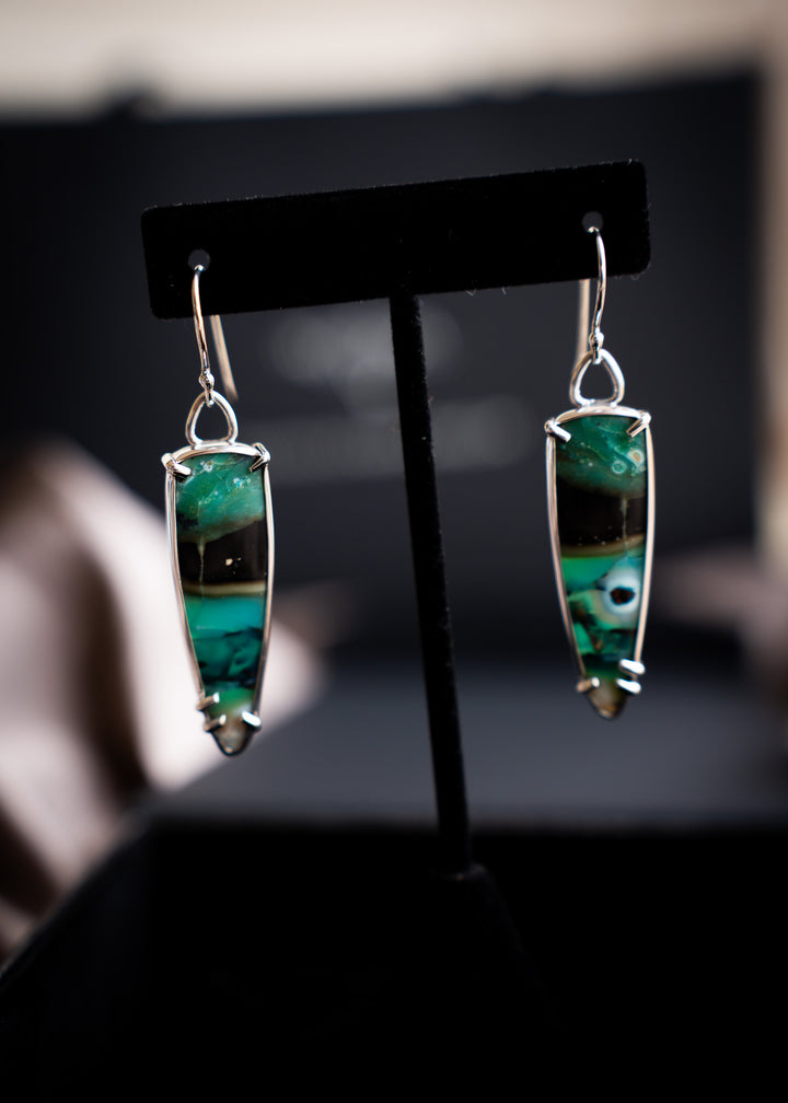 Opalwood Drop Earrings