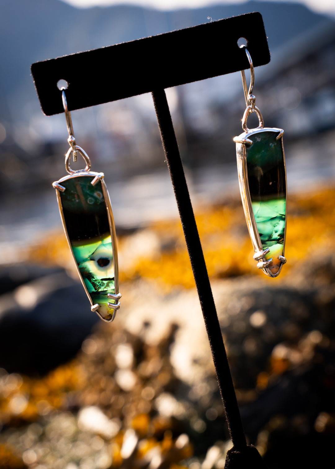 Opalwood Drop Earrings