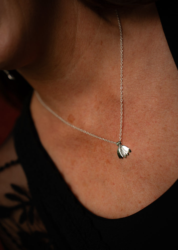 Morningbloom | Sterling Silver Lotus Pendant | Mewali Meadows
