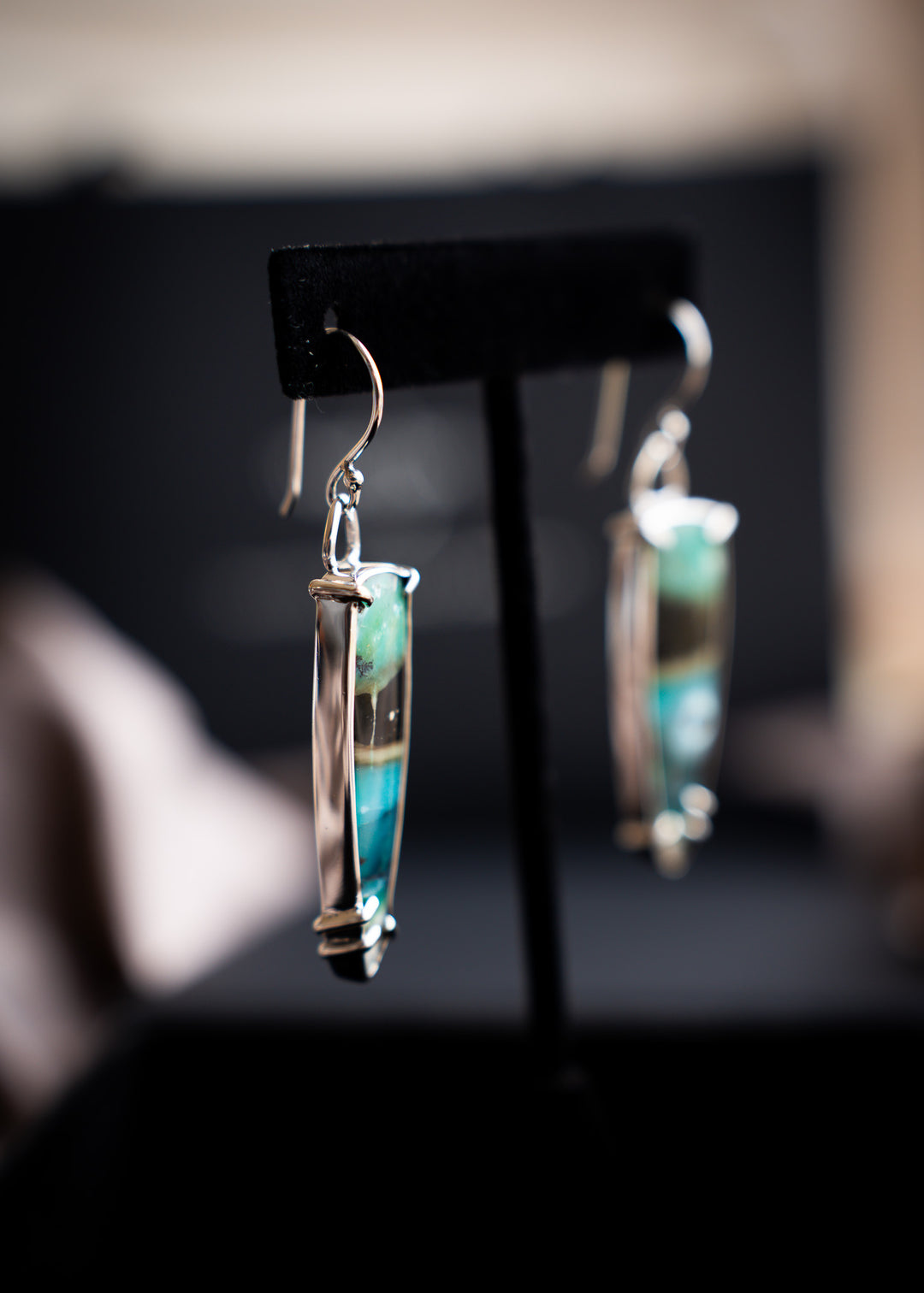 Opalwood Drop Earrings