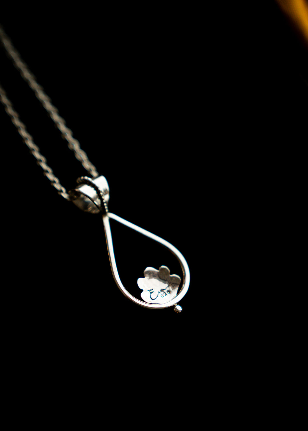 Padma | Sterling Silver Lotus Pendant | Mewali Meadows