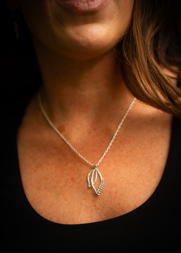 Pixie | Sterling Silver Fairy Wing Pendant | Mewali Meadows