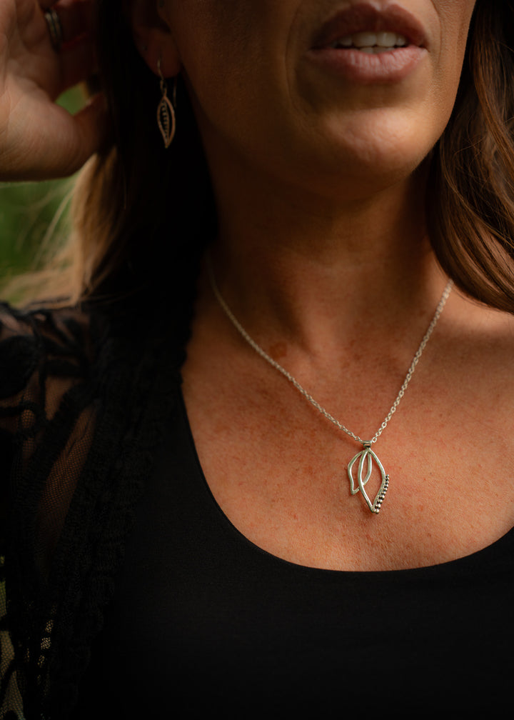 Pixie | Sterling Silver Fairy Wing Pendant | Mewali Meadows
