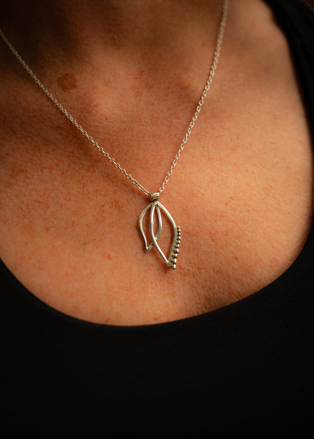 Pixie | Sterling Silver Fairy Wing Pendant | Mewali Meadows