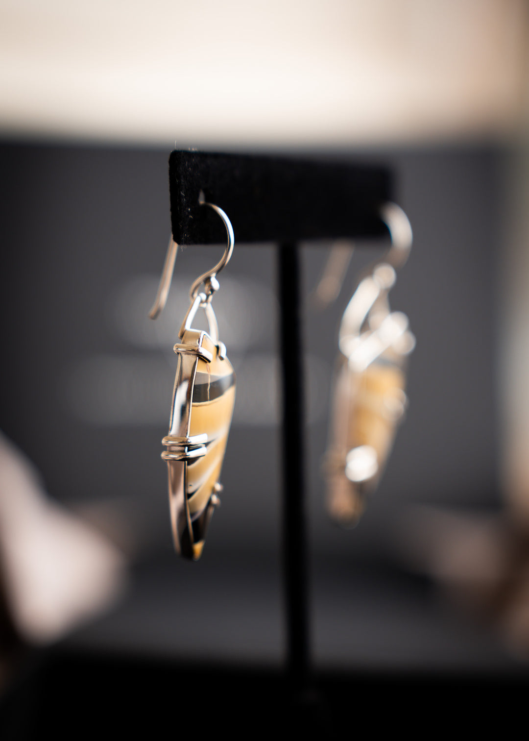 Fryite Jasper Kite Earrings