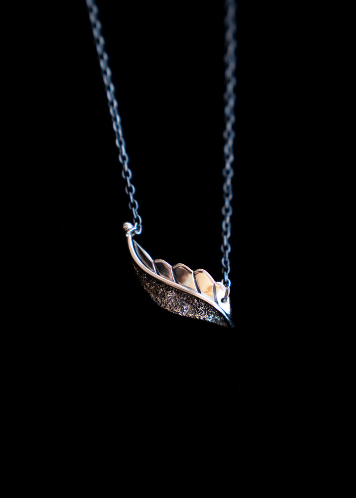 Rainkissed Berry Leaf Necklace