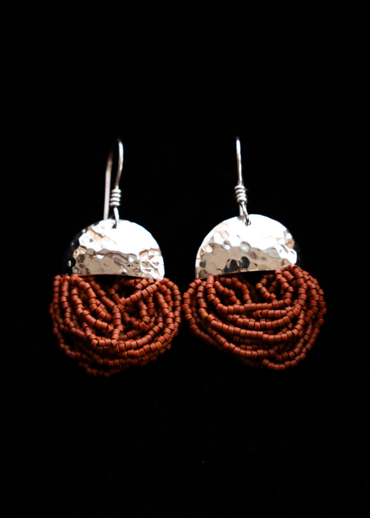 Rugged Sienna - Sienna Beaded Earrings