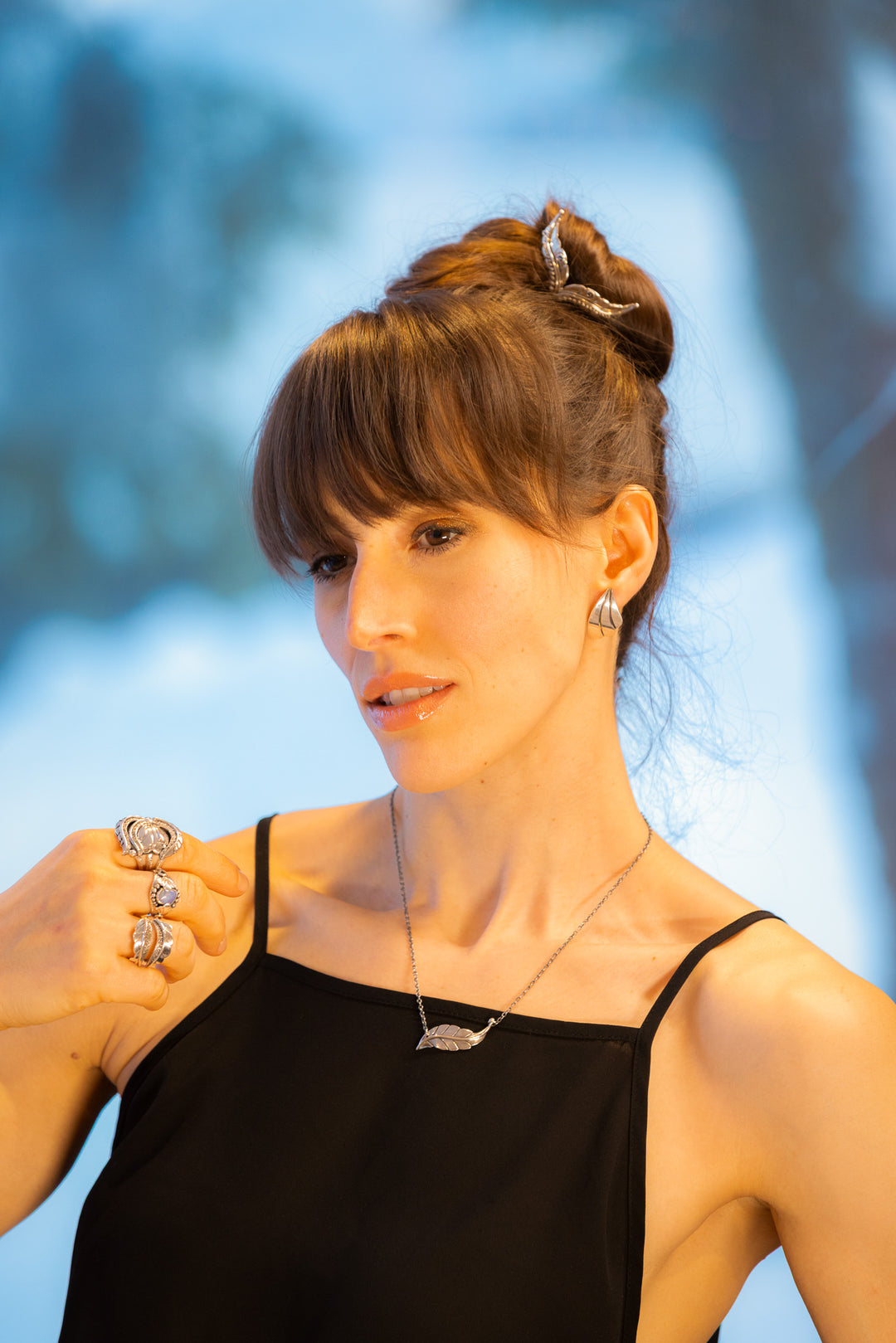 Fairy Spruce Wing Earrings