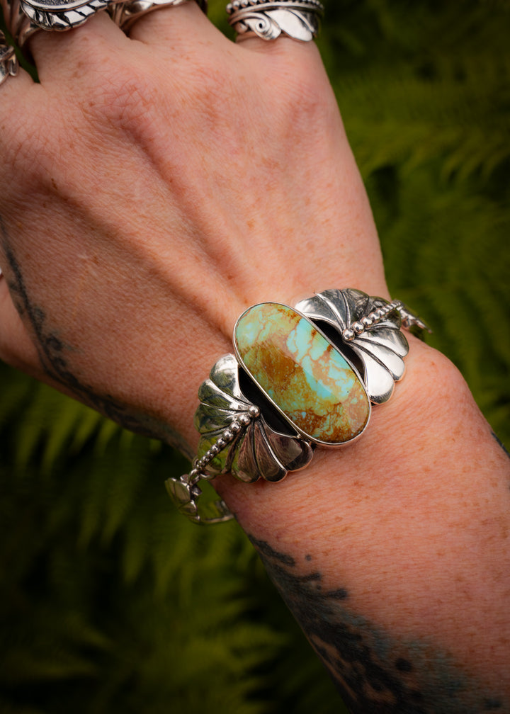 Stillwater Cuff - Large - Natural Turquoise
