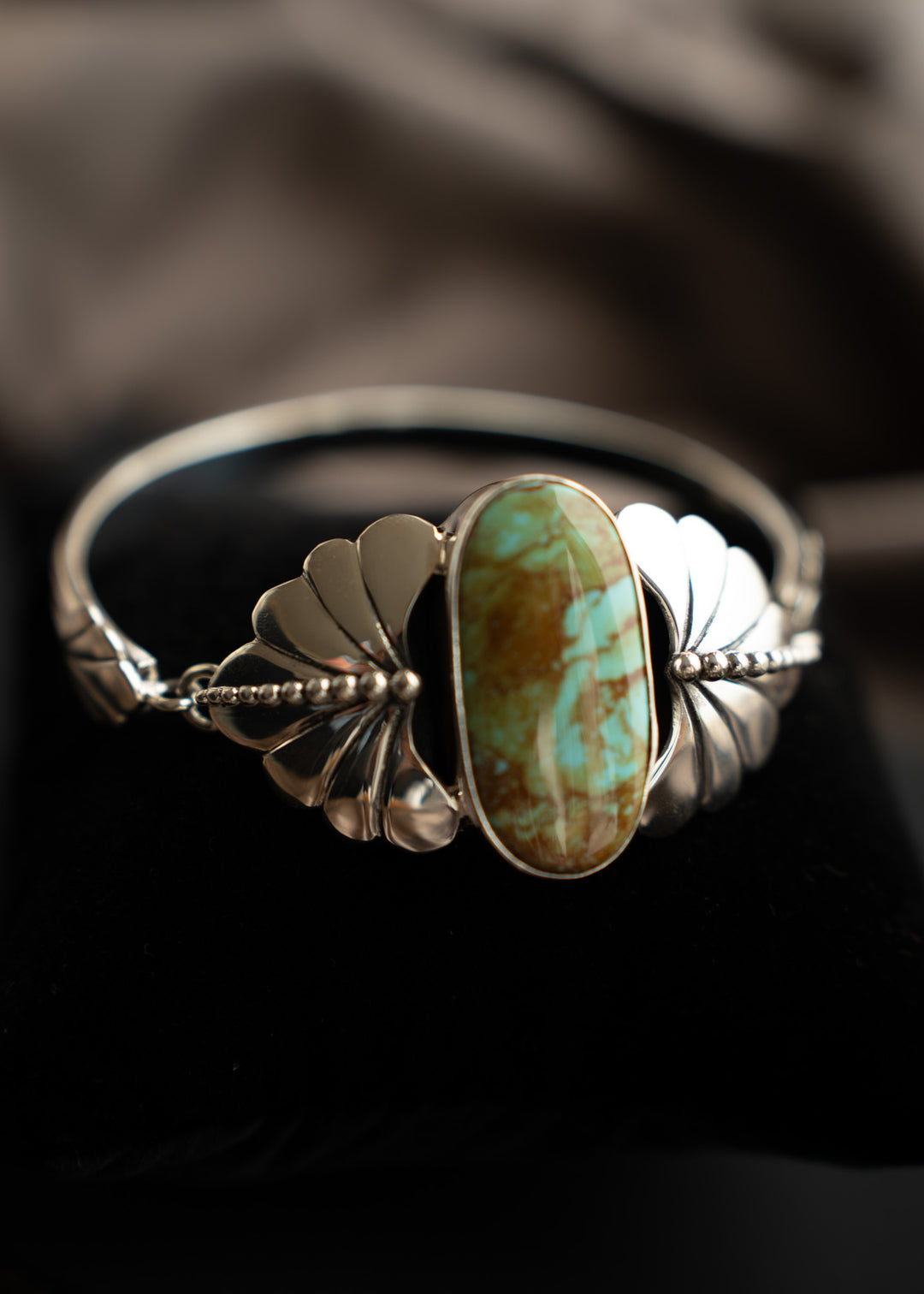 Stillwater Cuff - Large - Natural Turquoise