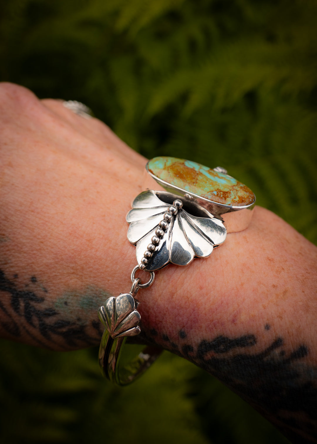 Stillwater Cuff - Large - Natural Turquoise
