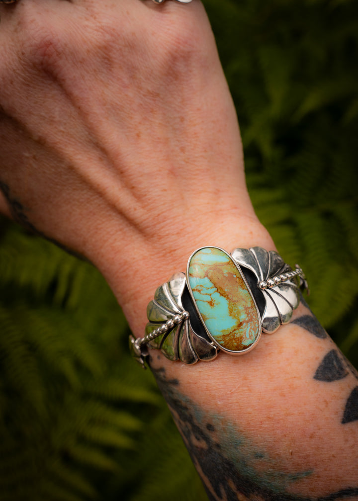 Stillwater Cuff - Medium - Natural Turquoise