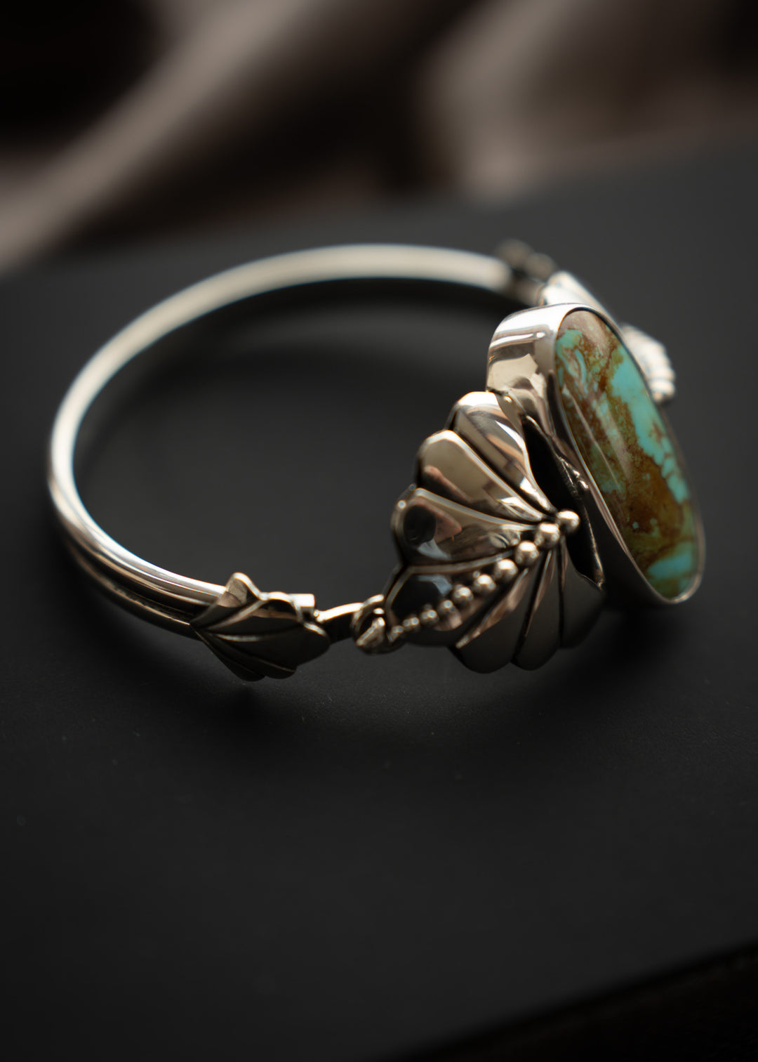 Stillwater Cuff - Medium - Natural Turquoise