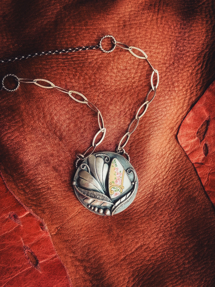Violet's Soft Glow Heirloom Necklace