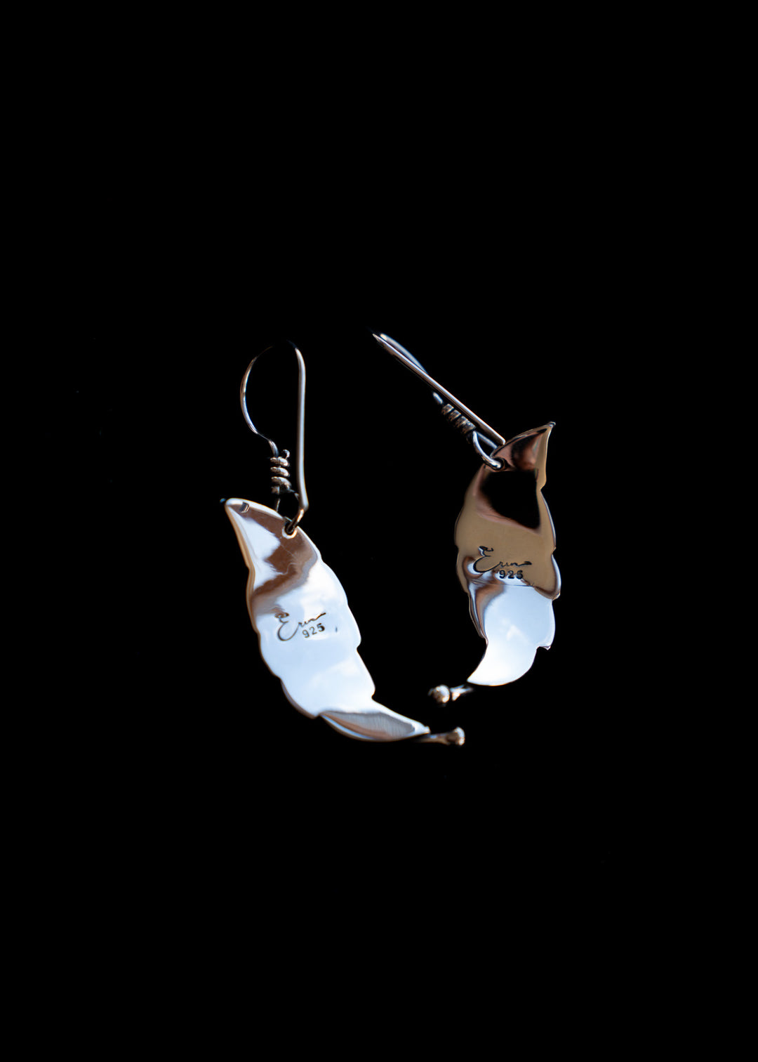 Whimsy Berry Leaf Earrings